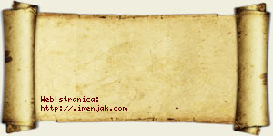 Brnča Jankov vizit kartica